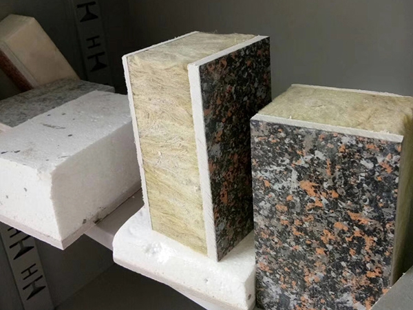 Colorful painted rock wool insulation decorative integrated board