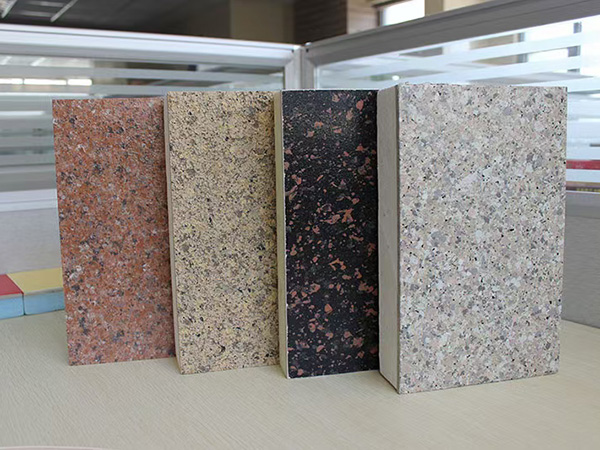 Imitation stone paint insulation decorative integrated board