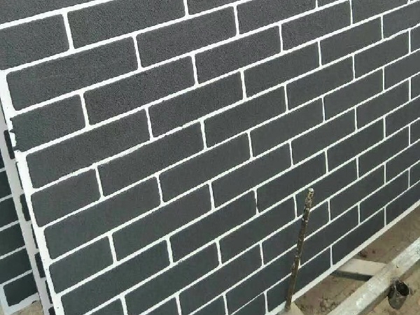 Extruded genuine stone paint imitation brick integrated board